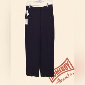 NWT Babaton Black Dress Pants High Waist Structured size 6